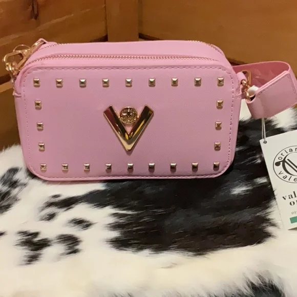 Valentino Orlandi Light Pink Studded Women's Bag NWT - Picture 1 of 4